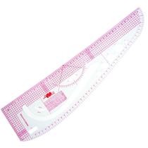 Régua Triangular Flexível Modelagem Artesanato 45cm - R3X1