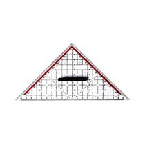 Régua Triangular Isósceles De 20CM 30CM Desenhada À Mão, Transferidor Profissional Para Marcenaria E