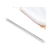 Régua Triangular Transparente De Cristal Dupla Face Para Material Escolar E De Escritório,