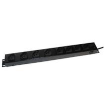 Réguas 8 Tomadas Rack 19 110V/220V 2200 Watts 3 Un