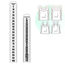 Reguas corte escala de costura 1/3,3 e 1/2 acrílico 2 peças - Levolpe