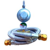 Regulador 504 visor Gas Aliança 2kg/h Mangueira dako 1 metro Regulador 504 visor Gas Aliança 2kg/h Mangueira dako 1 metro