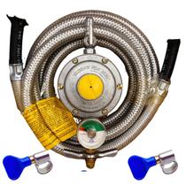 Regulador 506 Pro Aliança 2kg/h Mangueira malha 2,0 metro
