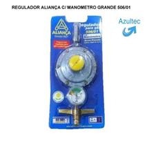 Regulador aliança c/ manometro grande 506/01 - Todas as marcas