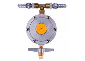 Regulador Com 2 Saídas Com Registros Duplo Aliança 2kg/h 3/8 (81A)