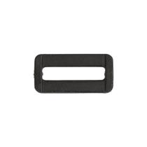 Regulador de Alça 3,5cm Retangular Plástico Preto Para Mochila 10 Unidades