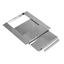 Regulador De Chaminé Inox Para Forno Churrasqueira Lenha