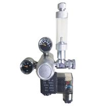 Regulador De Co2 Soma C/ 2 Manometros Conta Bolha Solenóide