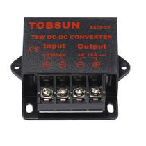 Regulador de conversor redutor de tensão MGGi DC/DC 12V/24V a 5V 15A Regulador de conversor redutor de tensão MGGi DC/DC 12V/24V a 5V 15A