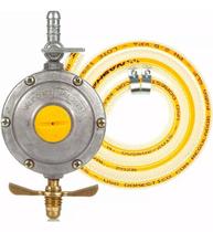 Regulador de gás aliança 506/1 grande com mangueira de 1,20 metros - código 660159