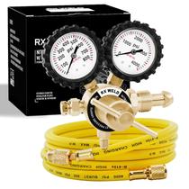 Regulador de Nitrogênio RX WELD 0-800 PSI - Entrada CGA580 com Mangueira