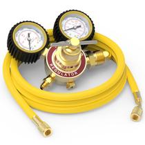 Regulador de nitrogênio YESWELDER 0-600 PSI com mangueira 0-4000 PSI