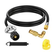 Regulador de propano e mangueira de 1,5 m com adaptador de cotovelo para Blackstone Regulador de propano e mangueira de 1,5 m com adaptador de cotovelo para Blackstone