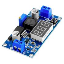 Regulador de tensao lm2596 step down com voltimetro 1 botao