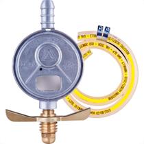 Regulador Gas Alianca Pequeno 505/01 Com Mangueira 0,80Cm Regulador Gas Alianca Pequeno 505/01 Com Mangueira 0,80Cm