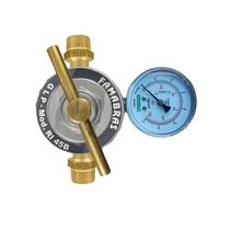 Regulador Gás Famabras RI-45B 30 Kg/h saída e entrada 1/2 M Regulador Gás Famabras RI-45B 30 Kg/h saída e entrada 1/2 M
