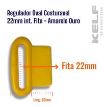 Regulador Oval Cost.22int/30mm ext Cor Amarelo Ouro P07A 1000un Regulador Oval Cost.22int/30mm ext Cor Amarelo Ouro P07A 1000un