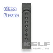Regulador Plástico para boné 1 pino - Cinza Chumbo