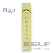 Regulador Plástico para boné 1 pino Cor Bege (milheiro) Regulador Plástico para boné 1 pino Cor Bege (milheiro)