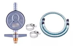 Regulador Registro Gás 1kg 505/01 Aliança Mang Metal 80cm