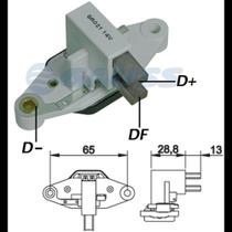 Regulador voltagem 14V Vw Santana 1984 a 2006 Gauss GA021