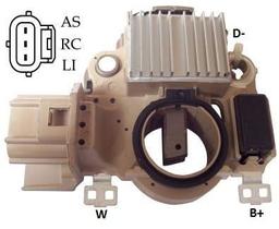 Regulador voltagem alternador 14v ford fiesta/fusion - ikr5372