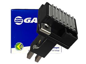 Regulador Voltagem Alternador Com Porta Escova Fusca Brasilia Kombi Gol Saveiro Bx Gauss