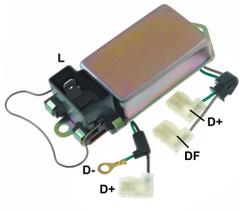 Regulador voltagem alternador lucas mbb scania 14 volts 100 amperes