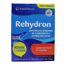 Rehydron 4 sachês sabor laranja com 26g - SUPLANATURAL