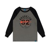 Rei Rex Camiseta Manga Longa Cinza