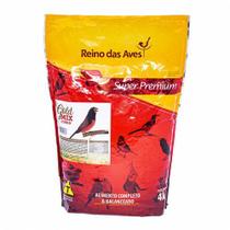 Reino das Aves Gold Mix Super Premium Racão Curió 4kg Reino das Aves Gold Mix Super Premium Racão Curió 4kg