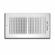 Rejilla de Registro Truaire C102M Acero Blanco 12x6 pulgadas