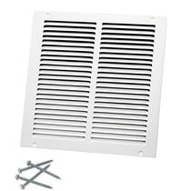 Rejilla de Retorno de Aire de Acero Howeall 31x31 cm Blanca para HVAC