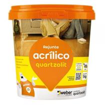 Rejunte Acrílico 1kg Marrom Tabaco Quartzolit