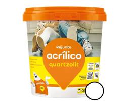 Rejunte Acrílico 1kg Pronto Quartzolit Anti Fungo - Branco