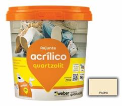 Rejunte Acrilico 1kg Quartzolit Palha