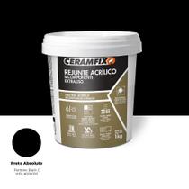 Rejunte Acrilico Bicomp Extraliso Preto Ceramfix - Novo