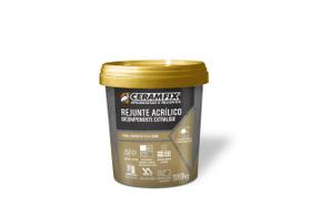 Rejunte Acrílico Bicomponente Ceramfix Creme 1kg