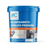 Rejunte Acrilico Branco Premium 1kg Mc Bauchemie Fácil Aplicação Prático Anti-mofo Reformas Cerâmica