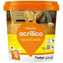 Rejunte Acrílico Cairo 1 Kg Anti Fungo Quartzolit.