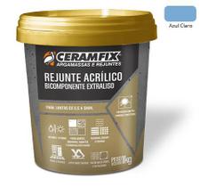 Rejunte Acrílico Ceramfix Azul Claro 1kg