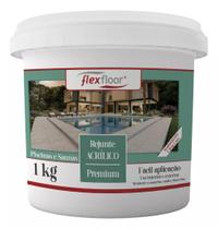 Rejunte Acrílico Flexfloor 1kg Preto Intenso