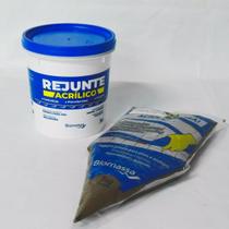 Rejunte Acrílico Impermeável 1kg - Biomassa (Piso, Azulejo e Pastilhas) - Diversas cores