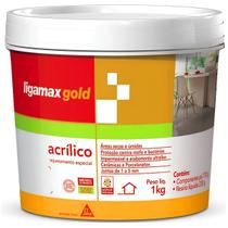 Rejunte Acrilico Ligamax GOLD 1KG Preto Intenso Rejunte Acrilico Ligamax GOLD 1KG Preto Intenso