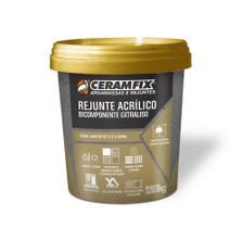 Rejunte acrílico marrom cafe bi componente 1kg - ceramfix