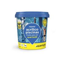 Rejunte Acrilico Piscina Azul Celeste Quartzolit Balde 1kg