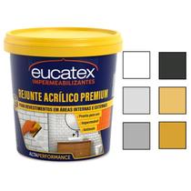 Rejunte Acrílico Premium Eucatex 1kg Piso Banheiro Porcelanato Área Interna Externa Azulejo Cerâmica