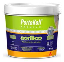 Rejunte Acrílico Premium Portokoll 1KG Cinza Sideral