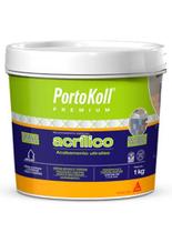 Rejunte Acrílico Premium Preto Intenso Portokoll 1kg