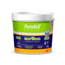 Rejunte Acrílico Preto 1kg Portokoll